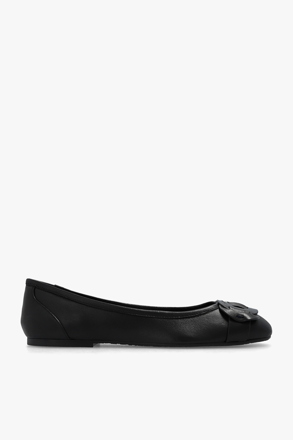 Black ‘chany Leather Ballet Flats See By Chloé Vitkac Gb